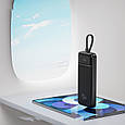 УМБ XO PR274 10000 mAh, USB-C/USB-А порт, USB-C/Lightning конектори Black (PR274.black), фото 5