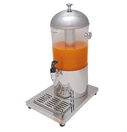 Диспенсер для холодних напоїв GoodFood COOL JD301VIP | 7 л | настільний | з льодогенератором | нерж. сталь, фото 1