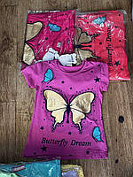 Футболки для дівчаток, вибір кольорів (5-8 років) Туреччина гуртом купити від складу 7 км Одеса