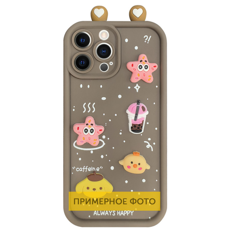 Чохол TPU Toys Case with Ears для Xiaomi Redmi Note 13 4G Brown