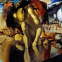 Картина на полотні "Сальвадор Далі - Метаморфози Нарциса, Salvador Dalí, Metamorphosis of Narcissus", 40×60см, фото 6