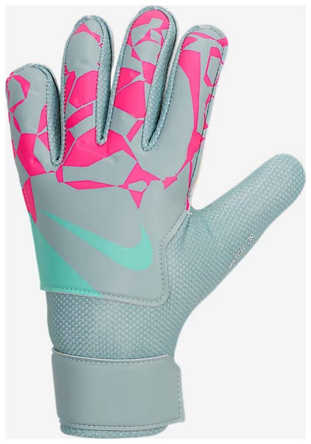 Воротарські рукавиці Nike NK GK MATCH JR - HO24 блакитний, рожевий Діт 8 (21,6 см), фото 1