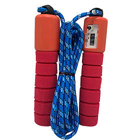 Швидкісна скакалка з лічильником Bambi MS 0345-1(Red) довжина 280 см, Toyman