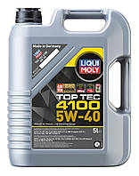 Оригінальна німецька моторна олива Liqui Moly Top Tec 4100 5W-40 5л (7501/9511) синтетична у двигун бензин дизель газ