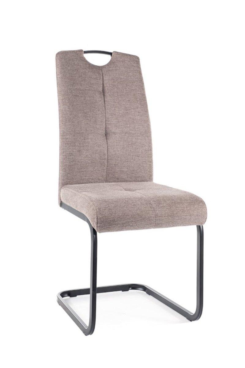 Стілець AXO BREGO чорний каркас/беж 34, фото 1