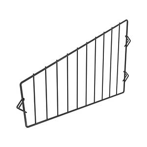 Перегородка сітчаста для кошика «Колосок» 350х90х200 мм, чорна