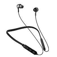 Вакуумні навушники та гарнітура бездротові Bluetooth блютуз для телефону FR5 Чорні