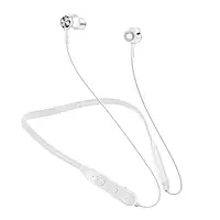 Вакуумні навушники та гарнітура бездротові Bluetooth блютуз для телефону FR5 Білі