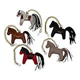 Шарм для сумки Конячка з натуральної шкіри 7865 Silver Taurus., фото 2