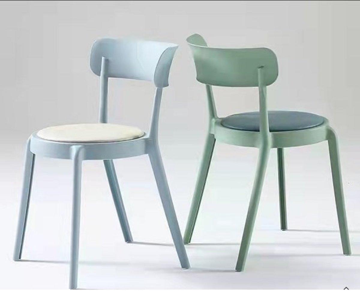 Обідній Стілець AVILA сірий стільці обідні для кухні вітальні м'який сучасний, фото 1