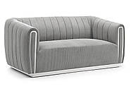 Софа SANTORINI 2 SZTRUKS сіра TAP.198/срібло