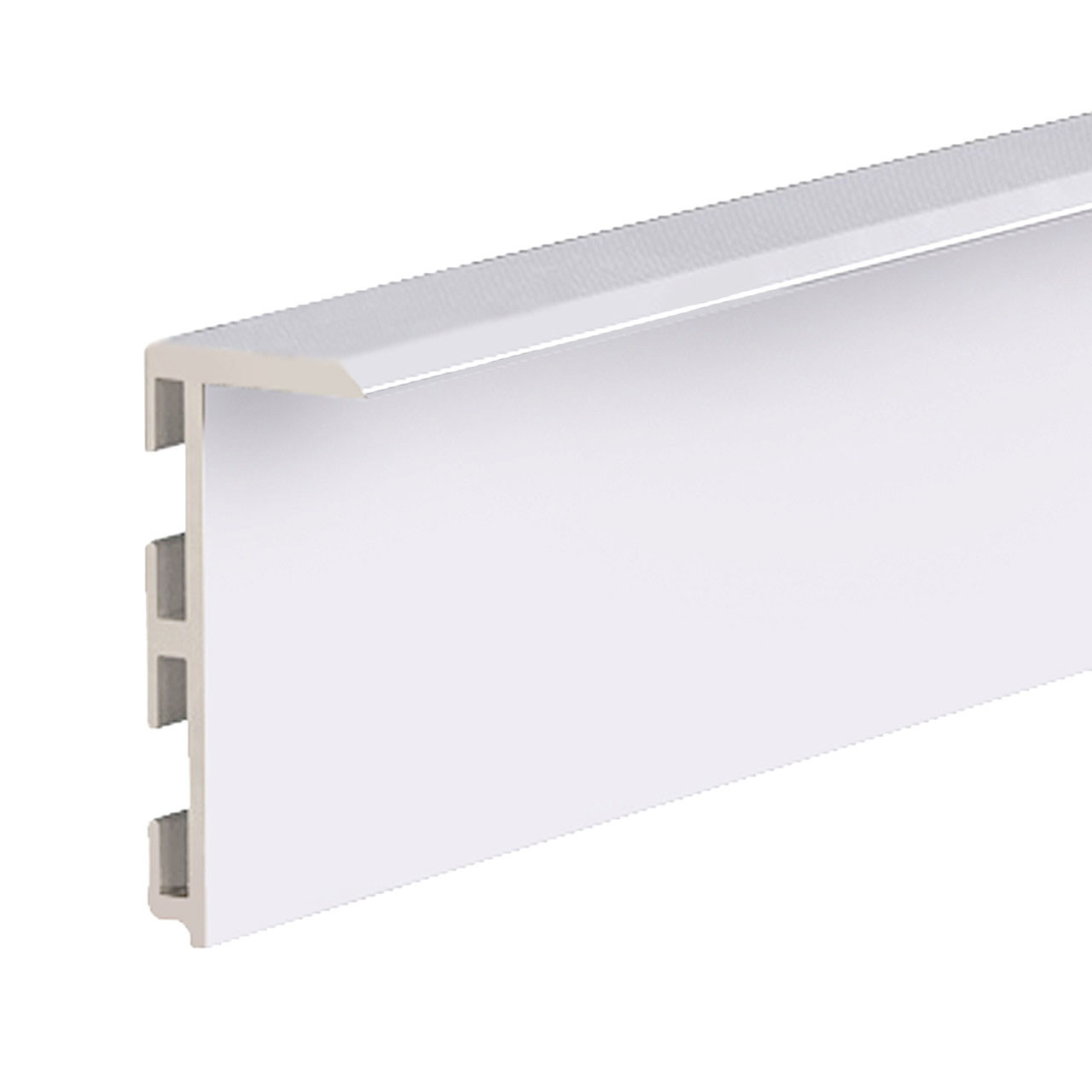 Плінтус алюмінієвий прихованого монтажу без покриття, фото 1