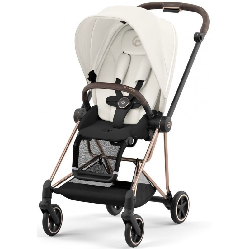 Прогулянкова коляска Cybex Mios 4.0 Off White шасі  Rosegold