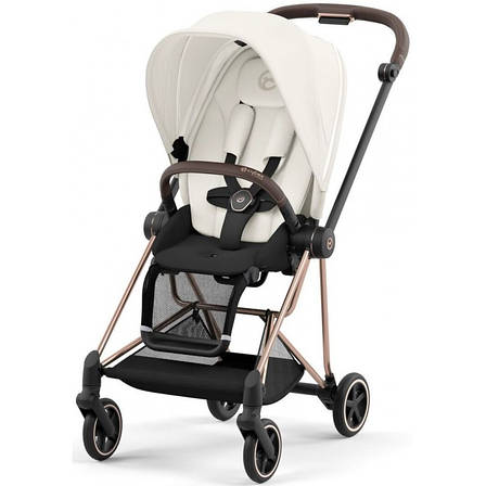 Прогулянкова коляска Cybex Mios 4.0 Off White шасі  Rosegold, фото 1
