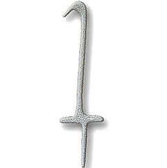Свічка-цифра бенгальська 1, срібна