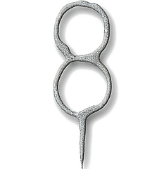 Свічка-цифра бенгальська 8, срібна