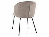 Стілець KEVIN VARDO чорний каркас/т.беж 35, фото 2