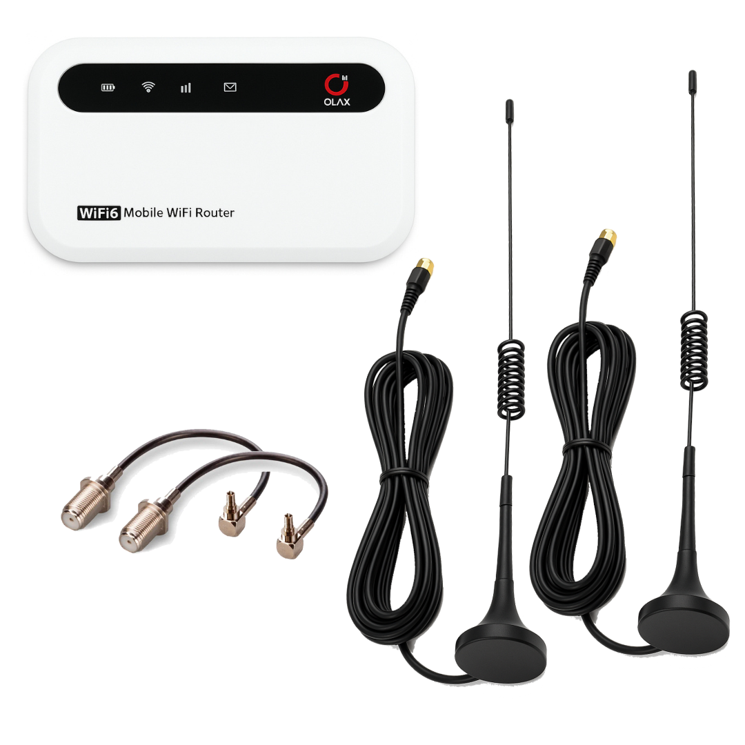 4G автомобільний комплект WiFi роутер Olax MF985 з антеною 7 Дб (2 шт)