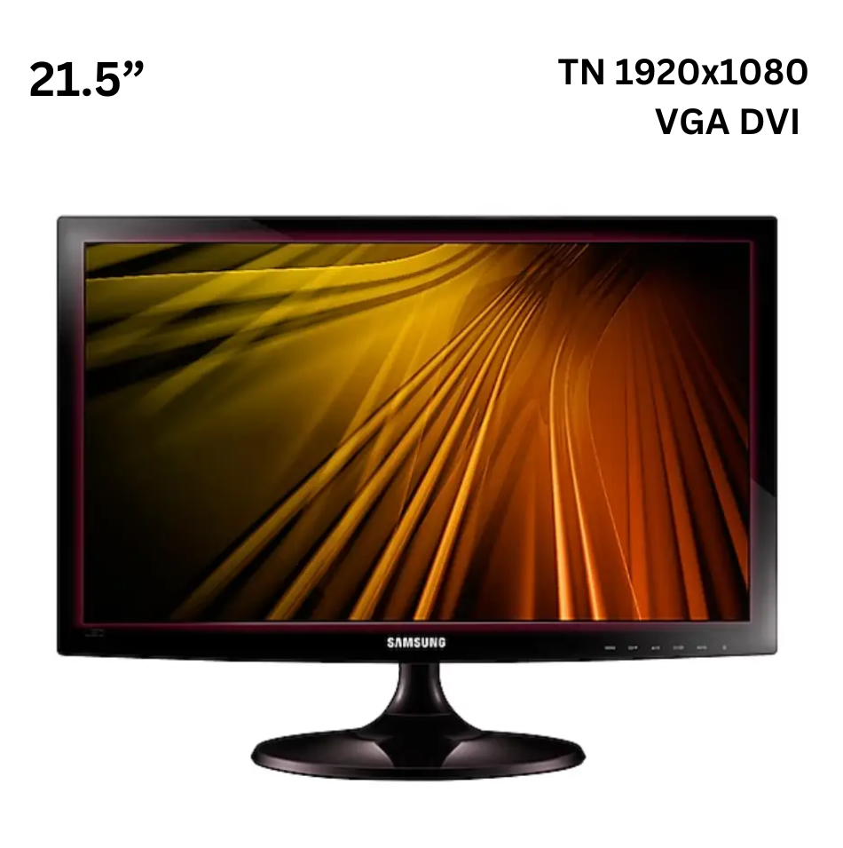Монітор 21.5” Samsung S22C300B/TN 1920x1080 Full HD/VGA DVI Б/В