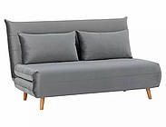 Софа SPIKE II VELVET сіра/бук TAP.139