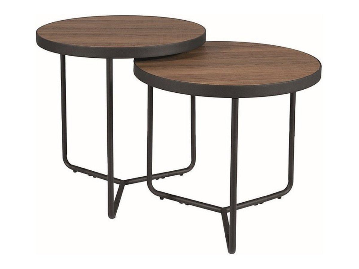 Журнальний столик PENELOPE горіх/чорний (комплект), фото 1