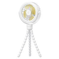 Портативний вентилятор Usams ZB289 Baby Stroller fan 2000mAh White