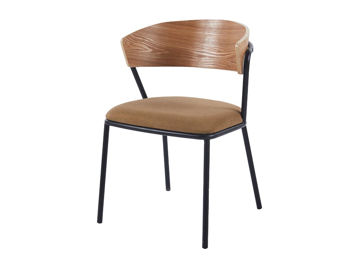 Обідній Стілець SITA чорний каркас/ясінь/беж тк. стільці обідні для кухні вітальні м'який сучасний, фото 1