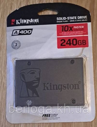 SSD накопичувач Kingston SSDNow A400 240 GB (SA400S37/240G)