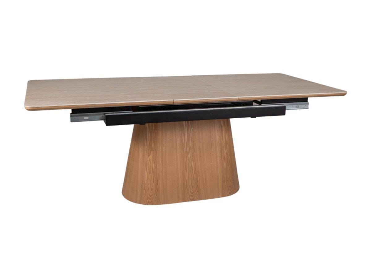 Стіл MONACO 160(200)*90 бежевий травертин/дуб, фото 1