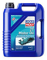 Liqui Moly Marine 2T Motor Oil 5л (25020) Мінеральна моторна олива для двотактних човнових двигунів