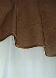 Жорсткий ламбрекен Firanka Смайл 2м коричневий (30_2ж), фото 2