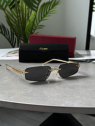 😎 Cartier Clash Black/Gold CT0544S 001 L Cat.2 58/17/140