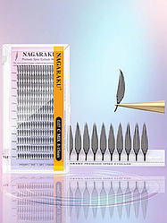 Вії для нарощування Nagaraku  пір'я  0.07 С