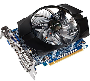 Відеокарта Gigabyte GeForce GT 740 1GB GDDR5 (GV-N740D5OC -1Gl) (DVI VGA HDMI) б/в