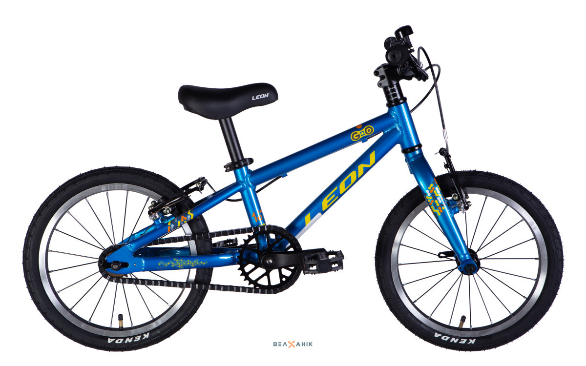 Велосипед 16/quot; LEON GO Vbr FR (рама 8/quot;) AL синій, фото 1