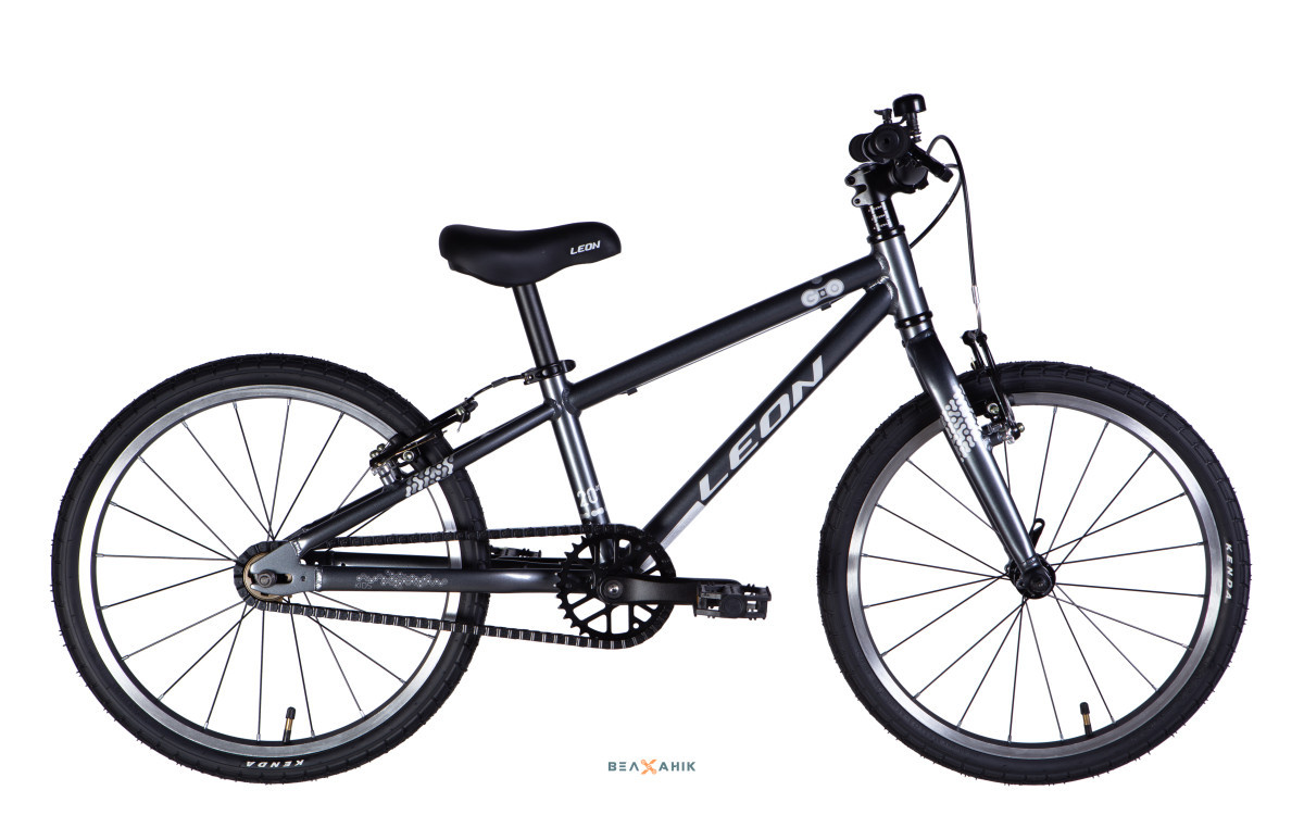 Велосипед 20/quot; LEON GO Vbr FR (рама 10/quot;) AL сірий, фото 1