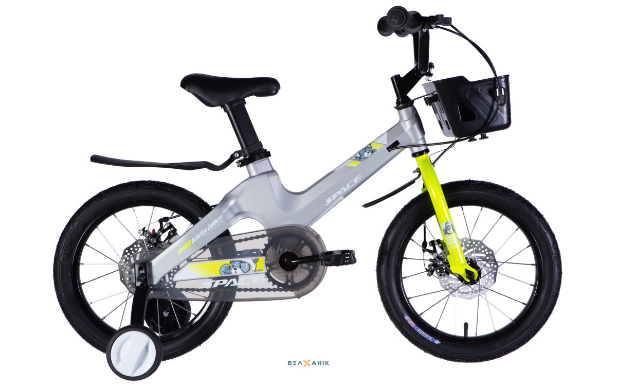 Велосипед 16/quot; SPACE KID MOON DD (рама 9/quot;) MG сірий, фото 1
