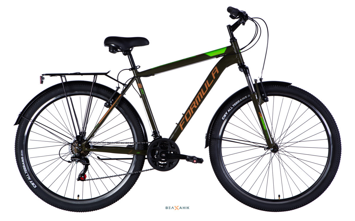 Велосипед 28/quot; Dorozhnik MAGNUM DD FR (рама 20,5/quot;) AL темно-зелений мат, фото 1