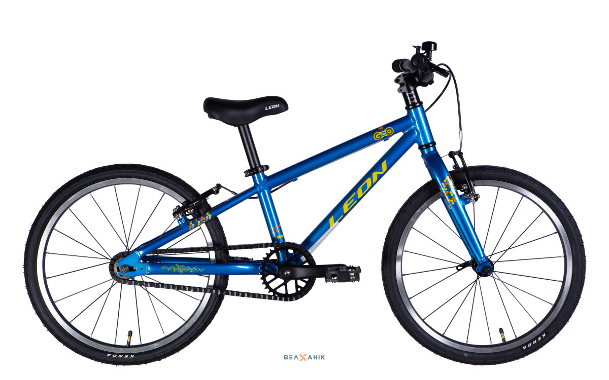 Велосипед 20/quot; LEON GO Vbr FR (рама 10/quot;) AL синій, фото 1