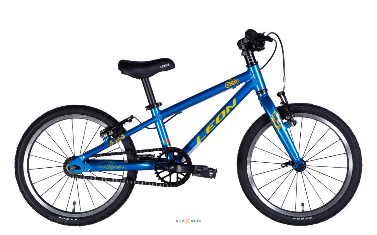 Велосипед 18/quot; LEON GO Vbr FR (рама 9/quot;) AL синій, фото 1