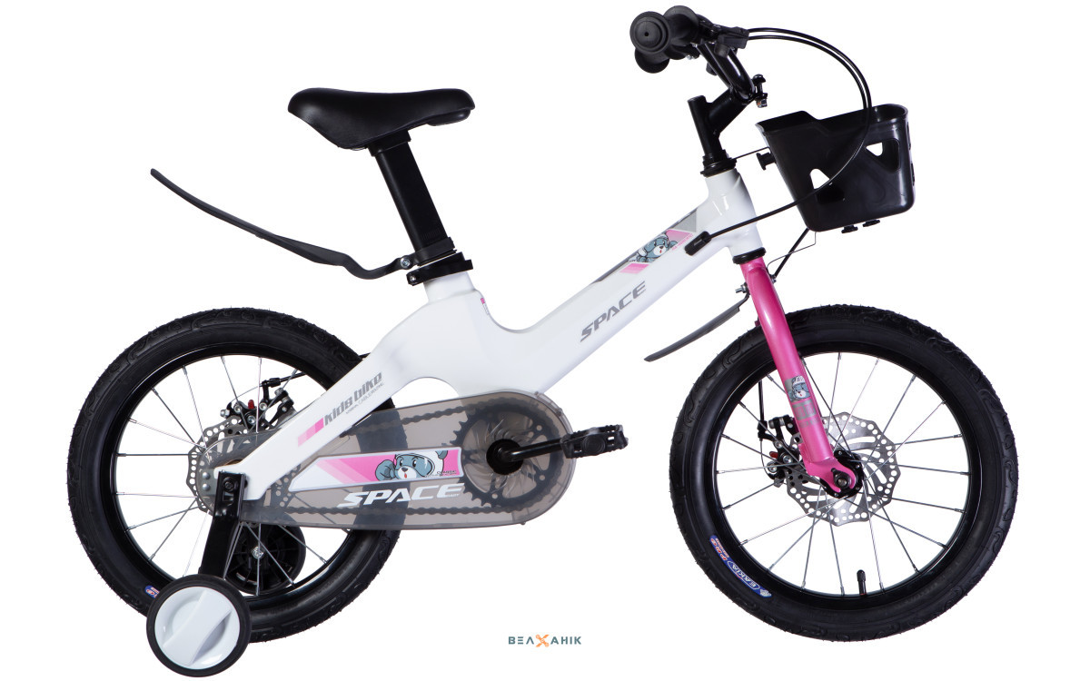 Велосипед 16/quot; SPACE KID MOON DD (рама 9/quot;) MG білий, фото 1