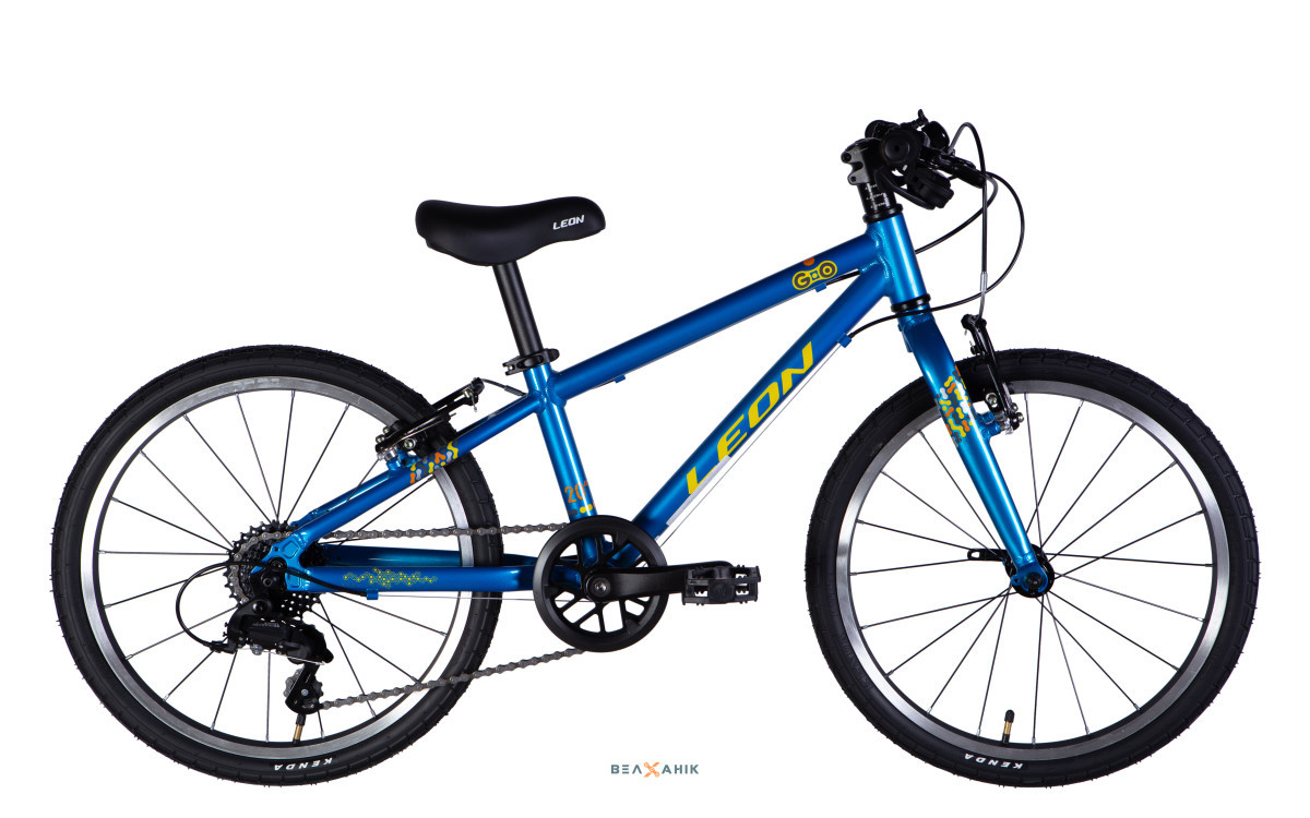 Велосипед 20/quot; LEON GO Vbr 7 speed FR (рама 10/quot;) AL синій, фото 1
