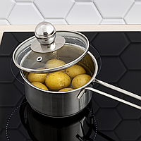 Ковш 0,79 л з кришкою нержавіюча сталь A-PLUS 2179