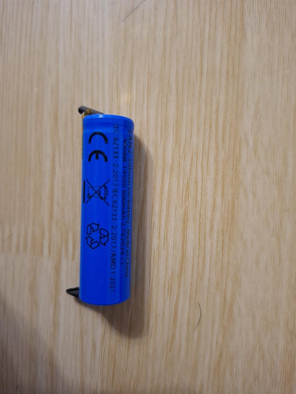 Аккумулятор 14500 Li-ion 600mAh 3.7V