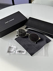 😎 Saint Laurent SL 692/K 003 Black/Silver 56/19/145 56/19/145