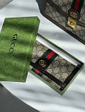 Сумочка жіноча Gucci Ophidia Web Small чорно-сірий (з пильовиком), фото 6