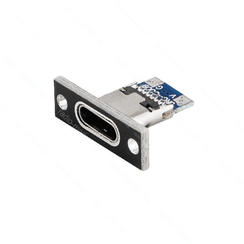 Гніздо USB Type-C 2pin на корпус