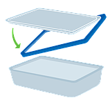 Форма з кришкою Pyrex Pure Glass, 19x14x5 см (0.8 л), фото 5