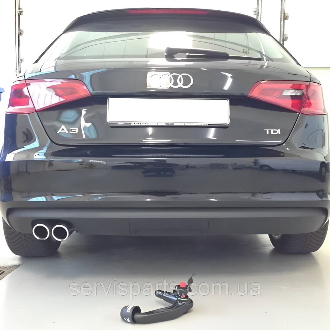 Фаркоп Audi A3 8V 2012-2020 (Ауді A3 вкл. Sportback 5d) швидкознімний гак на ключах