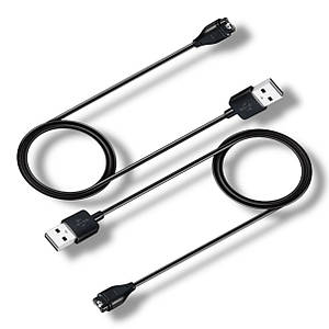 Зарядний пристрій 2 шт CDK кабель (1m) USB для Garmin Instinct (014446) (black)
